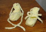 Baby Ballet Booties Crochet Pattern