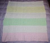 Baby's ABCs Afghan in Multiple Colors
