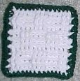 Basketweave Coaster Crochet Pattern