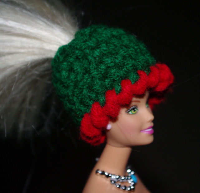 Fashion Doll Ponytail Hat Crochet Pattern