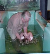 Grandpa Baptizing Haley