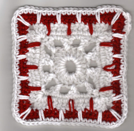 Kaleidoscope Afghan Square Crochet Pattern