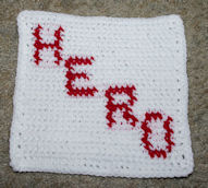 Row Count Hero Afghan Square Crochet Pattern