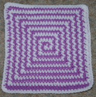 Row Count Maze Afghan Square
