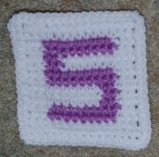 Row Count S Coaster Crochet Pattern