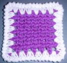 Saw Tooth Coaster Crochet Pattern