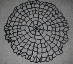 Spiderweb Table Topper Free Crochet Pattern
