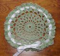 Wide Mouth Jar Lid Cover (or 6" doily) Crochet Pattern